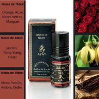 Olie Parfum Liefhebbers Van De Nacht 3Ml Door Ayat Parfums Dubai Arabische Geur Voor Mannen En Vrouwen Alcoholvrij