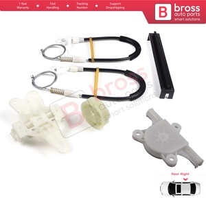 Kit di Riparazione Alzacristalli Posteriore Destro BWR5143 per Terrano MK2 R20 1992-2007 SUV Van 827008F300 - Product Image 6