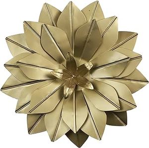 ชุดศิลปะโลหะติดผนัง2ชิ้นสำหรับตกแต่งห้องนั่งเล่นสีทองอุปกรณ์ตกแต่งบ้านดีไซน์ทันสมัย - Product Image 5