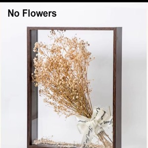 กรอบรูปแบบลอยทำจากแก้วสองด้าน3D งานตามสั่งสำหรับการแสดงดอกไม้อัด - Product Image 4