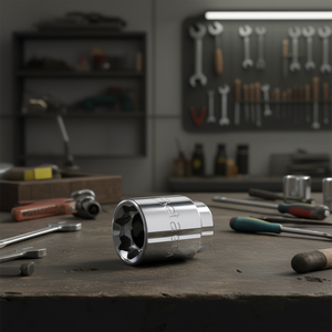 Chiavi a Bussola Esagonali e Quadrate Cromate da 3/8 Pollici con Attacco Femmina - Product Image 3