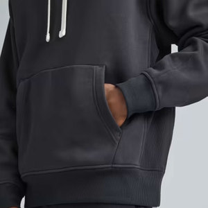 Sudadera con capucha de gran tamaño de invierno para hombre de alta calidad Material de lana suave y cálido de manga larga de peso pesado 2025 - Product Image 3