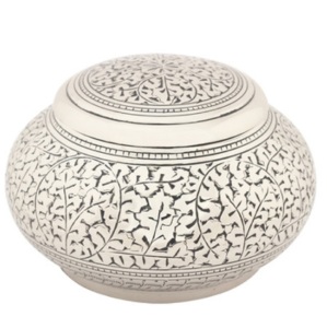 Polonais fini avec des urnes de crémation Odyssey en laiton gravé Urnes funéraires de haute qualité pour animaux de compagnie à bas prix - Product Image 1