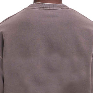 Sudadera de algodón al por mayor Basicscotton Blended Unisex cuello redondo liso manga larga hombres invierno moda gimnasio Streetwear - Product Image 5