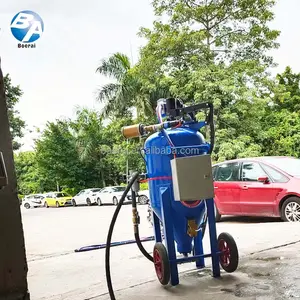 Dustless Portable Sand Blasting Machine Wet Type Sandblaster Rust Remover