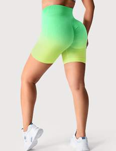 Women's High Waist Seamless Yoga Shorts Workout <b>Leggings</b> Gym Fitness Activewear Recycled Sportswear Made of Spandex/Nylon - Product Image 5