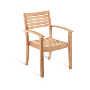 <b>stacking</b> wood <b>chair</b> teak wood for USA Wholesaler outdoor furniture - Product Image 1