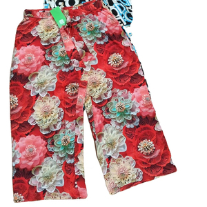 Soft Breathable <b>High</b> <b>Waist</b> Women's <b>Trouser</b> Long Casual <b>Elastic</b> <b>Waist</b> Closure Pant with Wide Leg for Street Wear - Product Image 2