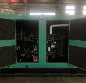 Groupe électrogène diesel 110 kVA avec alternateur Stamford, silencieux, 50 Hz/60 Hz, pour usage industriel de secours - Product Image 2