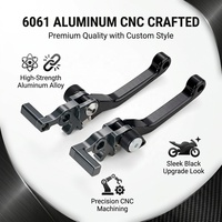 Nouvel ensemble de levier de frein pliable en aluminium CNC pour la modification et les améliorations de moto électrique tout-terrain Yozma IN10