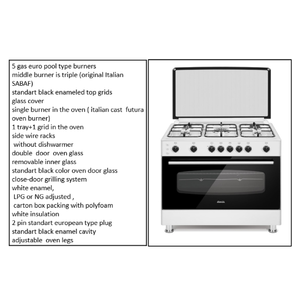 <span class=keywords><strong>90cm</strong></span> Gia Đình Kích thước bếp gas-90x60 đứng Lò nướng tất cả trong một lò gas <span class=keywords><strong>90cm</strong></span> cho nhà bếp sử dụng - Product Image 2