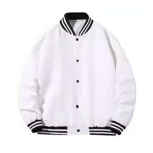 2023 chaqueta universitaria con cuello levantado de diseño profesional para hombres nueva moda al mejor precio con buen Material - Product Image 5