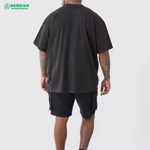 Camisetas de Manga Corta para Hombre al por Mayor, Cuello Redondo, 100% Algodón Orgánico, Corte Holgado, Secado Rápido, Personalizables - Product Image 1