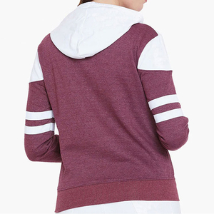 Sudadera con capucha de algodón con diseño de logotipo OEM personalizado para mujer de alta calidad a precio bajo - Product Image 5