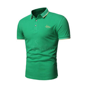 Nouveaux modèles de t-shirts T-shirts polo décontractés T-shirts polo de couleur personnalisée avec logo personnalisé - Product Image 2