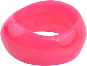 Bracelets en résine pailletée pour femmes-Ensemble de bijoux de déclaration éblouissante faite à la main-Bracelets de mode Wedding Party Wear - Product Image 2