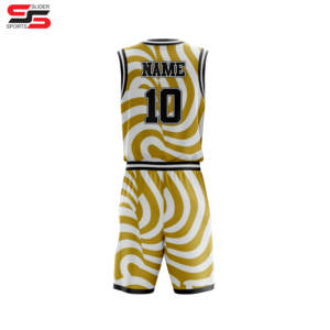 Personnalisable pas cher prix 100% Polyester réversible maillot de basket-ball respirant entraînement basket-ball uniforme ensemble pour hommes - Product Image 2