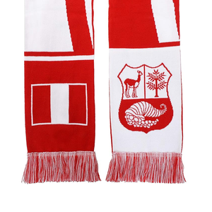 Custom Trendy Plain Dyed Knitted Football Fans <b>Scarves</b> Custom Made New Arrival Knitted Football Fans <b>Scarves</b> - Product Image 3