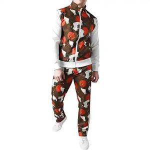 Chándal 2023 de algodón transpirable ecológico para hombre, nuevo diseño, chándal deportivo de invierno, traje de alta calidad cómodo de talla grande 100% - Product Image 1