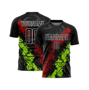 Camiseta de Fútbol de Poliéster 100% de Alta Calidad, Personalizada, con Impresión Digital por Sublimación, Impermeable, Transpirable, de Secado Rápido, con Logotipo del Equipo para Adultos - Product Image 5