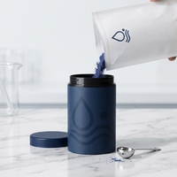 Boîte de conserve en métal hermétique de 800g pour lait infantile, avec couvercle à vis, boîte à thé, emballage alimentaire, pot en acier inoxydable pour chocolat et biscuits