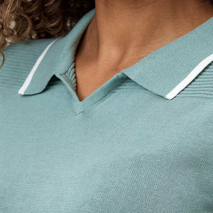 Verano 2025, camisa para mujer, camisa Polo para mujer, moda para mujer con logotipo personalizado, camisas de uniforme, manga corta - Product Image 3