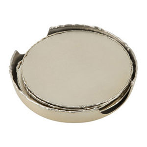 <b>Silver</b> Square <b>Coasters</b> Set of 6 Piece - Product Image 5