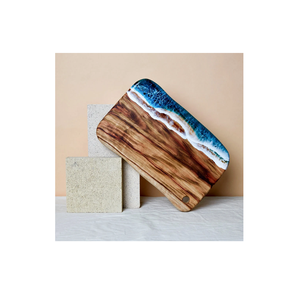 Bois naturel résine époxy meilleure qualité servir plateau de fromage cuisine restauration produits de Offre Spéciale qualité standard - Product Image 1