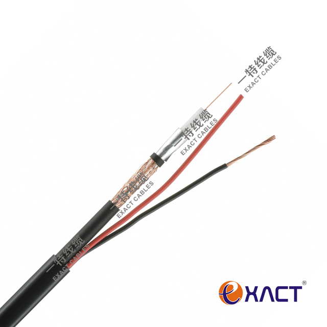 Premium Shielded Coaxial Combination Cable for CCTV Systems, Power and Video Transmission Outdoor Installation