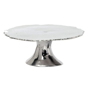 Présentoir en métal Présentoir à dessert en or blanc Vente en gros Prix bon marché Présentoir à gâteau en métal Présentoir à gâteau en métal - Product Image 1