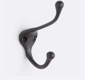 Crochets doubles à vente chaude, en aluminium moulé, pour crochets de manteau, montage mural, alliage d'aluminium, chambre à coucher, magasins - Product Image 5