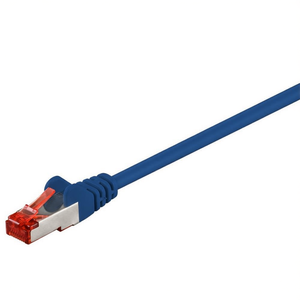 Cat 6 Network <b>Cable</b> 2x <b>RJ45</b> 3m Blue LS0H S/FTP <b>Cable</b> Management Accessory - Product Image 2