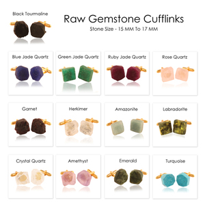 Cổ Điển Thời Trang Tự Nhiên Thô Pha Lê Mạ Vàng Khuy Măng Sét Thiết Đá Quý Thô Cufflinks Đảng Jewelry Men Quà Tặng Áo Sơ Mi Khuy Măng Sét - Product Image 2