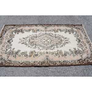 พรมขนาด 3.8x7 ฟุต, พรมตุรกี, พรมลายทางสีน้ำตาล - Product Image 4