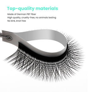 Cils pré-faits de qualité supérieure yy 0.05, application facile, éventails de cils pré-faits moelleux, cils en vison pbt haut de gamme, vente en gros - Product Image 4