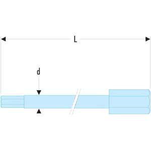 Brocas largas estándar Facom Serie 2 para tornillos hexagonales avellanados - Product Image 2