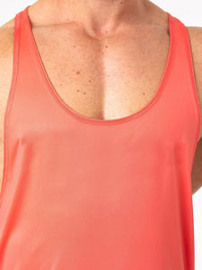 Custom <b>Mens</b> <b>Stringer</b> <b>Vest</b> Bodybuilding Gym Wear Breathable Cotton Blend OEM Printing Private Label Factory Supply Tank Top - Product Image 4