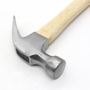 Marteau à griffes multifonctionnel à double tête en acier au carbone Marteau à billes en gros Manche en bois Corne unique Travail du bois - Product Image 3