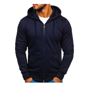 Vente en gros bon marché sweat à capuche zippé personnalisé meilleur design 100% coton sweats à capuche zippés surdimensionnés hommes sweats à capuche zippés pour adultes - Product Image 3