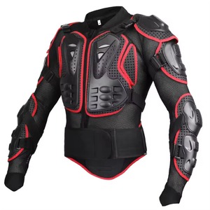 Blouson de moto en cuir sur mesure, grande taille, respirant, ignifuge, imperméable, équipement de sécurité pour la conduite, armure corporelle - Product Image 1