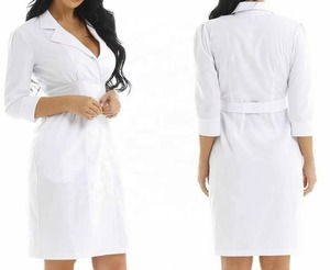 Blouse de laboratoire 100% coton de service OEM blouse de laboratoire de couleur unie légère blouse de laboratoire respirante - Product Image 4