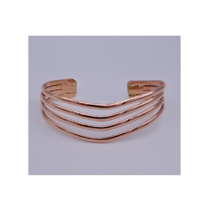 Brazalete de latón macizo, forma redonda y artículos de fiesta, brazaletes de uso, joyería, brazalete de oro para mujer, diferentes tamaños y mano, moda para mujer - Product Image 5