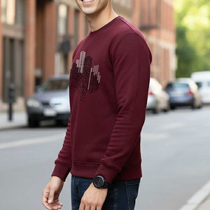 Sudadera Personalizada al por Mayor para Hombre, Manga Larga, Cuello Redondo, Sudadera de Alta Calidad para Hombre - Product Image 4