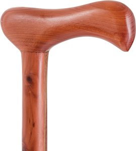 Bastón Clásico de Madera con Mango en T, Eje de Aleación de Aluminio, Mango de Corcho, Irrompible, 100 CM de Longitud, 2 CM de Diámetro, Punta de Goma, 150 Lb - Product Image 1