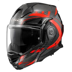 Casque de moto modulaire LS2, FF901 ADVANT-X CARBON SOLID, carbone mat, 100% carbone intégral - Product Image 2