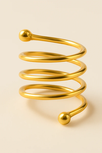 Anillo de Servilleta de Metal Vintage de Nuevo Diseño, Diseño Clásico que Mejora las Mesas de Cena Formales para Ocasiones Especiales, Temas de Decoración del Hogar - Product Image 2