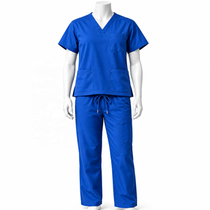 Ensemble de blouses d'hôpital unisexe en satin robuste ODM avec logo personnalisé, détection d'aiguilles et fusion sans couture - Product Image 4