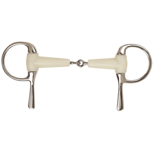 Media cuchara de acero inoxidable para uso veterinario, boca de una sola articulación, boquilla Lisa pulida, todas las brocas de filete de caballo disponibles - Product Image 6