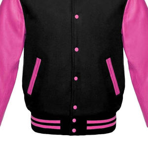 Vestes pour hommes décontractées personnalisées, streetwear cool, vestes universitaires en cuir, vestes bomber universitaires pour hommes - Product Image 4