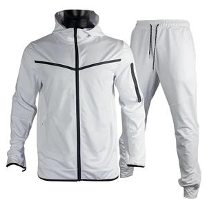 Chándales Transpirable Ropa deportiva personalizada Gimnasio Fitness Tech Fleece Chándales de entrenamiento Hombres Conjunto de dos piezas Traje de jogging para hombres - Product Image 5
